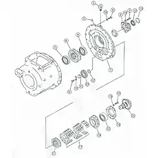 bearing sleeve - Блок «Transmission transfer»  (номер на схеме: 14)