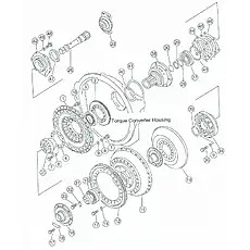 bearing - Блок «Turbine shaft and guide pulley»  (номер на схеме: 27)