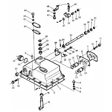 bearing - Блок «Крышка и рычаг управления клапанами»  (номер на схеме: 35)