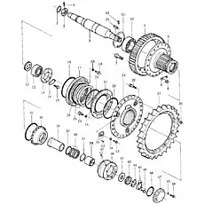 bearing - Блок «Механизм вала бортового редуктора и звездочек»  (номер на схеме: 10)