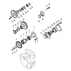 bearing, radial ball - Блок «Отключение энергии»  (номер на схеме: 29)