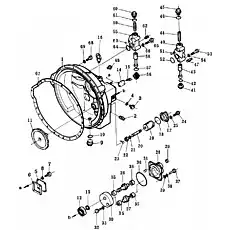 bearing - Блок «Крепление преобразователя крутящего момента и регулятор клапанов»  (номер на схеме: 12)
