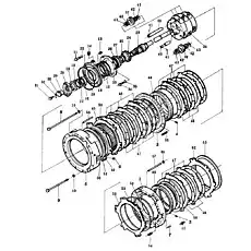 bearing, ring - Блок «Механизм и вал коробки передач»  (номер на схеме: 16)