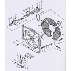 bearing, ball - Блок «Защита вентилятора радиатора и сеть»  (номер на схеме: 40)