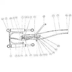Adaptor - Блок «Гидравлическая система рулевого управления»  (номер на схеме: 14)