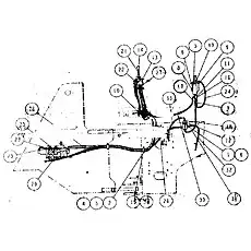 PRIORITY VALVE CONNECTOR - Блок «Система гидравлического вспомогательного клапана»  (номер на схеме: 18)