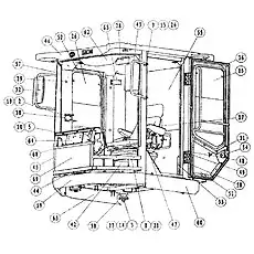 BOLT M16X40 - Блок «Система кабины водителя»  (номер на схеме: 11)