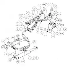 0-RING 23X3.55 - Блок «Гидравлическая система рулевого управления»  (номер на схеме: 14)
