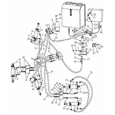 CLAMP - Блок «Рулевое управление и трубопровод в сборе 1»  (номер на схеме: 25)