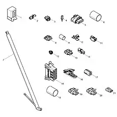 Connector - Блок «Parts Box Group»  (номер на схеме: 2)