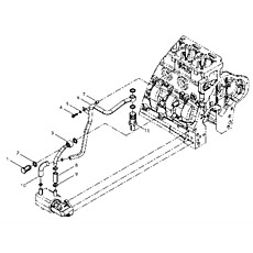 Cooling water pipe assembly A156-4110002247