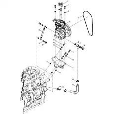 Unit seal washer - Блок «Air compressor assembly»  (номер на схеме: 22)