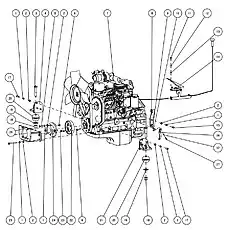 bolt 7/16-14unc - Блок «Система двигателя»  (номер на схеме: 23)