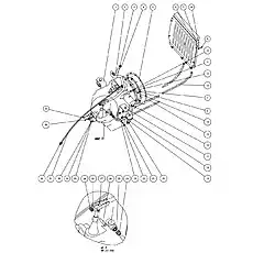 axle seal - Блок «Система крутящего момент и коробки передач»  (номер на схеме: 29)