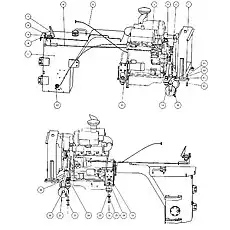 Accelerator line - Блок «Система двигателя 2»  (номер на схеме: 6)