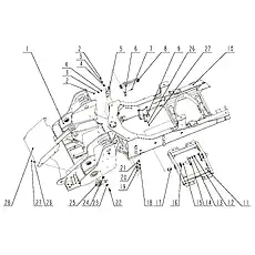 Bearing bearing - Блок «Frame system-1»  (номер на схеме: 25)