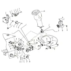 Male Stud Connector - Блок «Steering Hydraulic System»  (номер на схеме: 37)