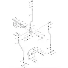 Bolt M10x40 - Блок «Loader Control Mechanism»  (номер на схеме: 12)