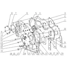 Bolt M8x70 - Блок «L37LA-1002200 Корпус механизма синхронизации в сборе»  (номер на схеме: 12)