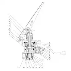cover (A) - Блок «Воздушный тормозной клапан»  (номер на схеме: 30)