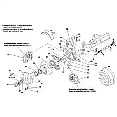 AVAILABLE ON REQUEST - Блок «644.7701 FRONT AXLE»  (номер на схеме: 11)