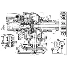 ADJUSTMENT SHEET - Блок «644.7750.01 DIFFERENTIAL AND CARRIER ASSEMBLY»  (номер на схеме: 443)