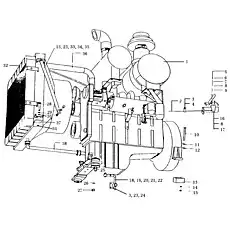 Accelerator pedal 75 - Блок «Система двигателя»  (номер на схеме: 5)