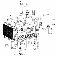 болт M10X30 ZnD - Блок «Z30.1M Система двигателя»  (номер на схеме: 18)