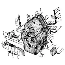 Аллюминиевая труба - Блок «Z50E.4F Блок коробки скоростей и её принадлежности»  (номер на схеме: 9)